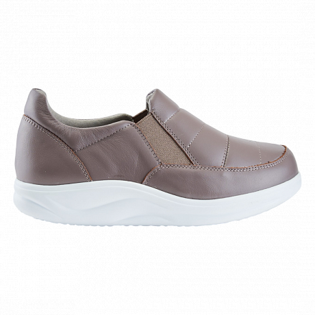 Полуботинки ортопедические Ортомода женские 82380-Х-528 СД серо-коричневые. Изображение 2 из 4