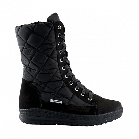 Полусапоги Dr. Spektor с шерстью женские Ш0420-Н/ПЛ черные. Изображение 2 из 4