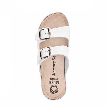 Сабо Mubb женские 252 белые. Изображение 5 из 5