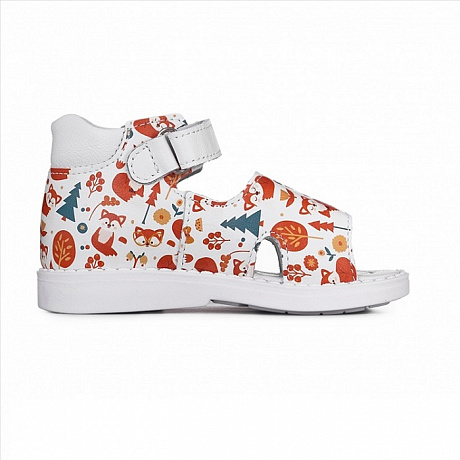 Сандалии Bottilini для девочек SO-248(53) белый/рыжий. Изображение 3 из 3