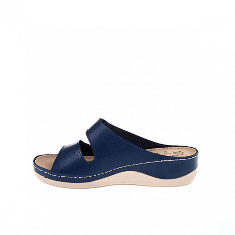 Сабо Fratelli Babb женские D-3333 темно-синий крокодил. Изображение 2 из 5