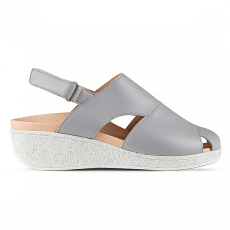 Сандали ортопедические Dr Thomas женские DTD-202-4 серые. Изображение 2 из 4