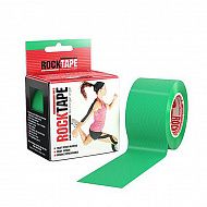 Кинезио тейп Rocktape 5см х 5м зеленый.