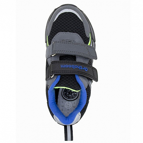 Кроссовки ортопедические Ортобум для мальчиков 33223-22 черно/серый. Изображение 2 из 6