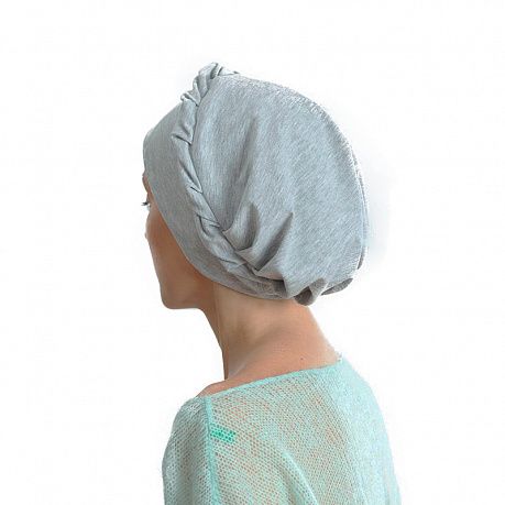 Убор головной Golova Олеся серый меланж. Изображение 2 из 2