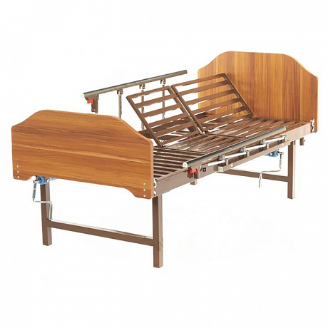 Кровать медицинская Met механическая DM-310 без матраса (ручки управления слева). Изображение 2 из 4