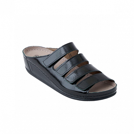 Сабо Luomma повседневные женские LM-703N.050 лак агат. Изображение 2 из 5