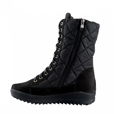 Полусапоги Dr. Spektor с шерстью женские Ш0420-Н/ПЛ черные. Изображение 3 из 4