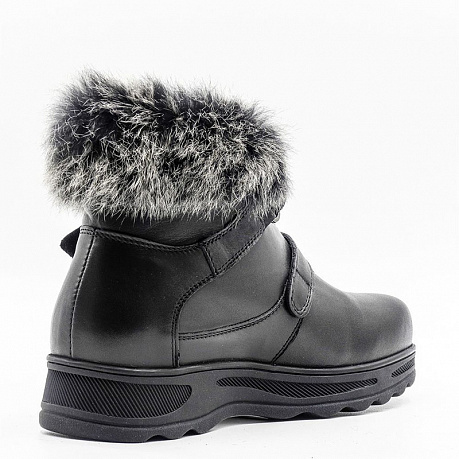 Полусапоги Dr. Spektor с мехом женские 8220-4F-0 черные. Изображение 3 из 3