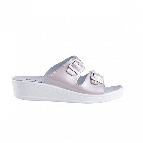 Сабо Fratelli Babb женские D-01 пудровые. Изображение 2 из 4