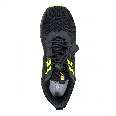 Кроссовки ортопедические Ортобум для мальчиков 30223-02 черные с лаймом. Изображение 6 из 6