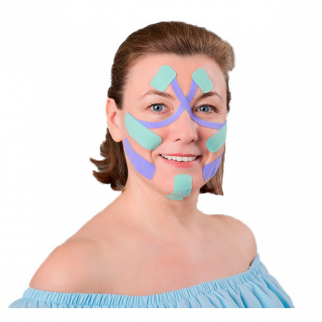 Кинезио тейп Bio Balance Tape Super Soft для лица 5см х 5м сакура. Изображение 5 из 5